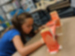 Kids building projects